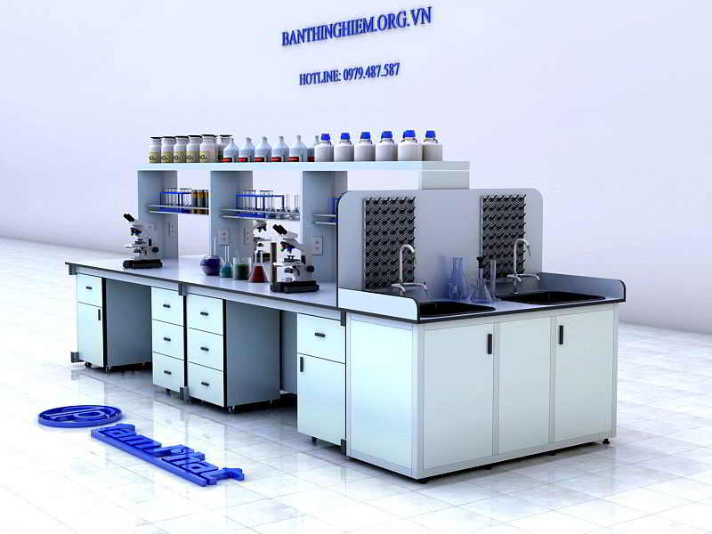 Bàn thí nghiệm trung tâm BTNTT07 3 Bàn thí nghiệm trung tâm BTNTT07